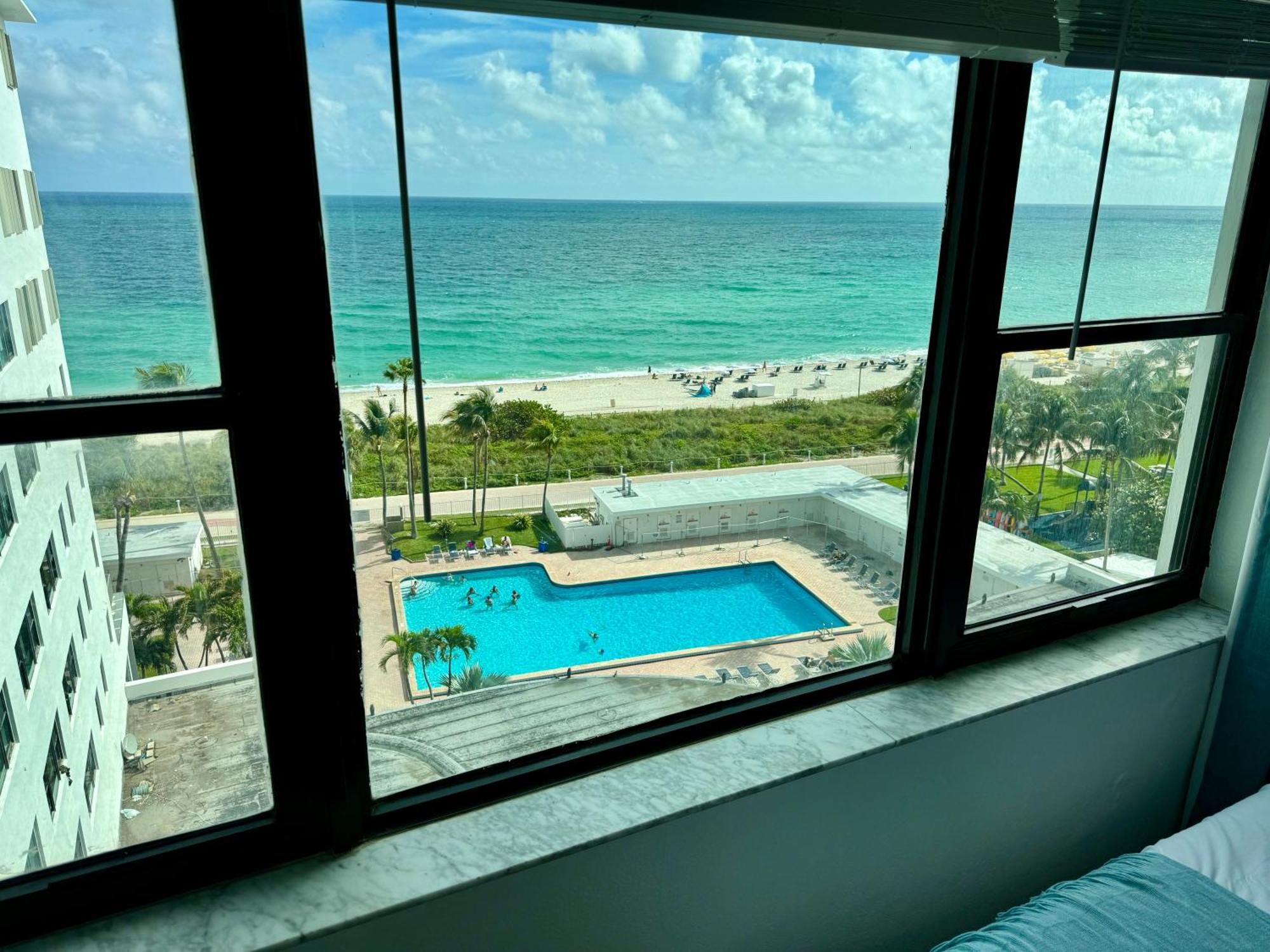 Directly On The Beach With Pool & Ocean View Miami Beach Extérieur photo